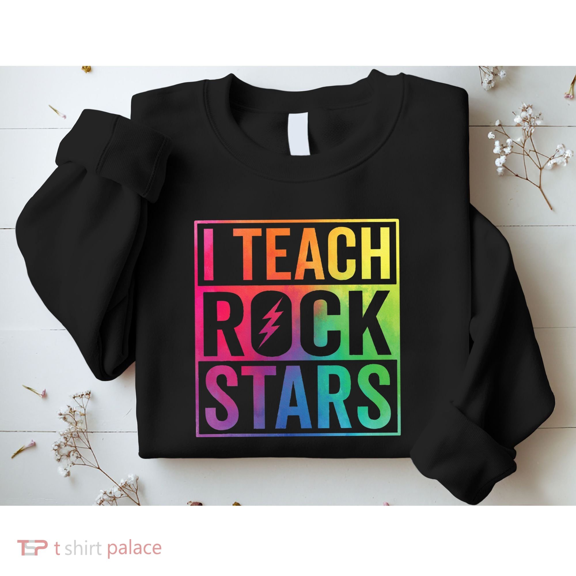 I Teach Rockstars Funny Music Teacher Back To School Sweatshirt