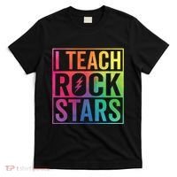 I Teach Rockstars Funny Music Teacher Back To School T-Shirt thumb 0