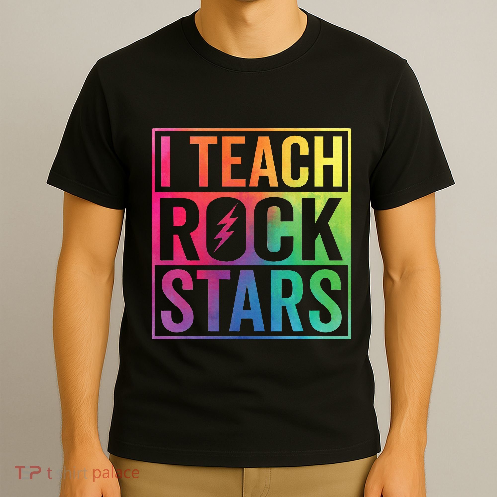I Teach Rockstars Funny Music Teacher Back To School T-Shirt