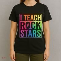 I Teach Rockstars Funny Music Teacher Back To School T-Shirt thumb 4