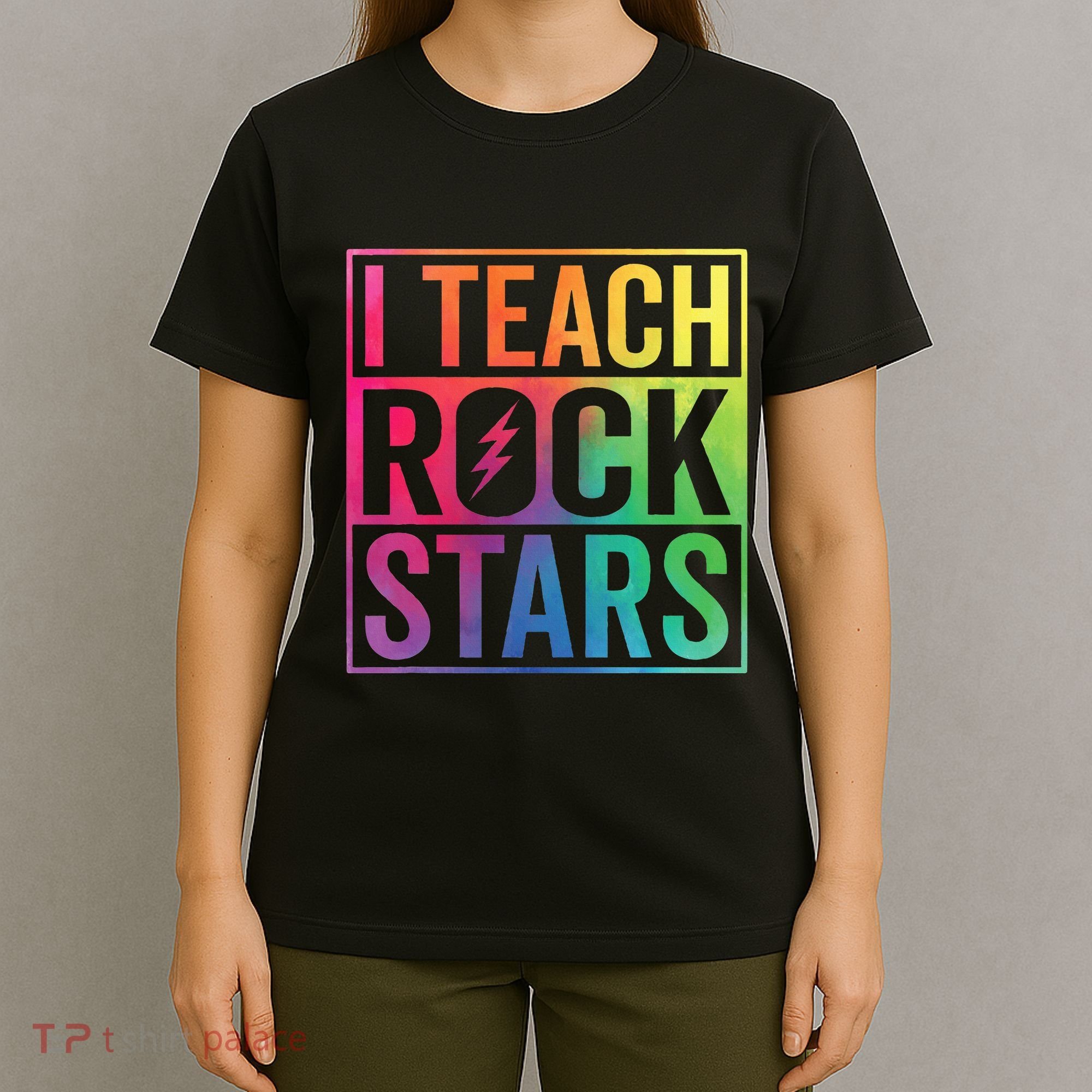 I Teach Rockstars Funny Music Teacher Back To School T-Shirt