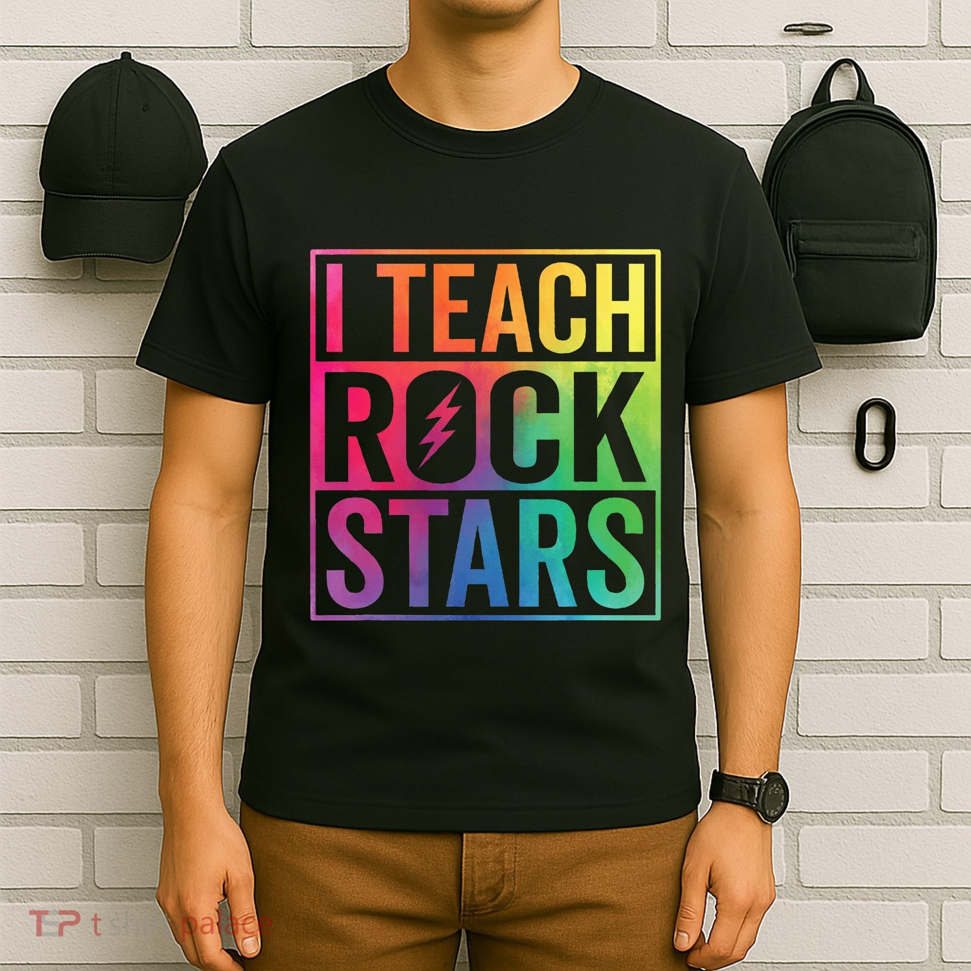 I Teach Rockstars Funny Music Teacher Back To School T-Shirt