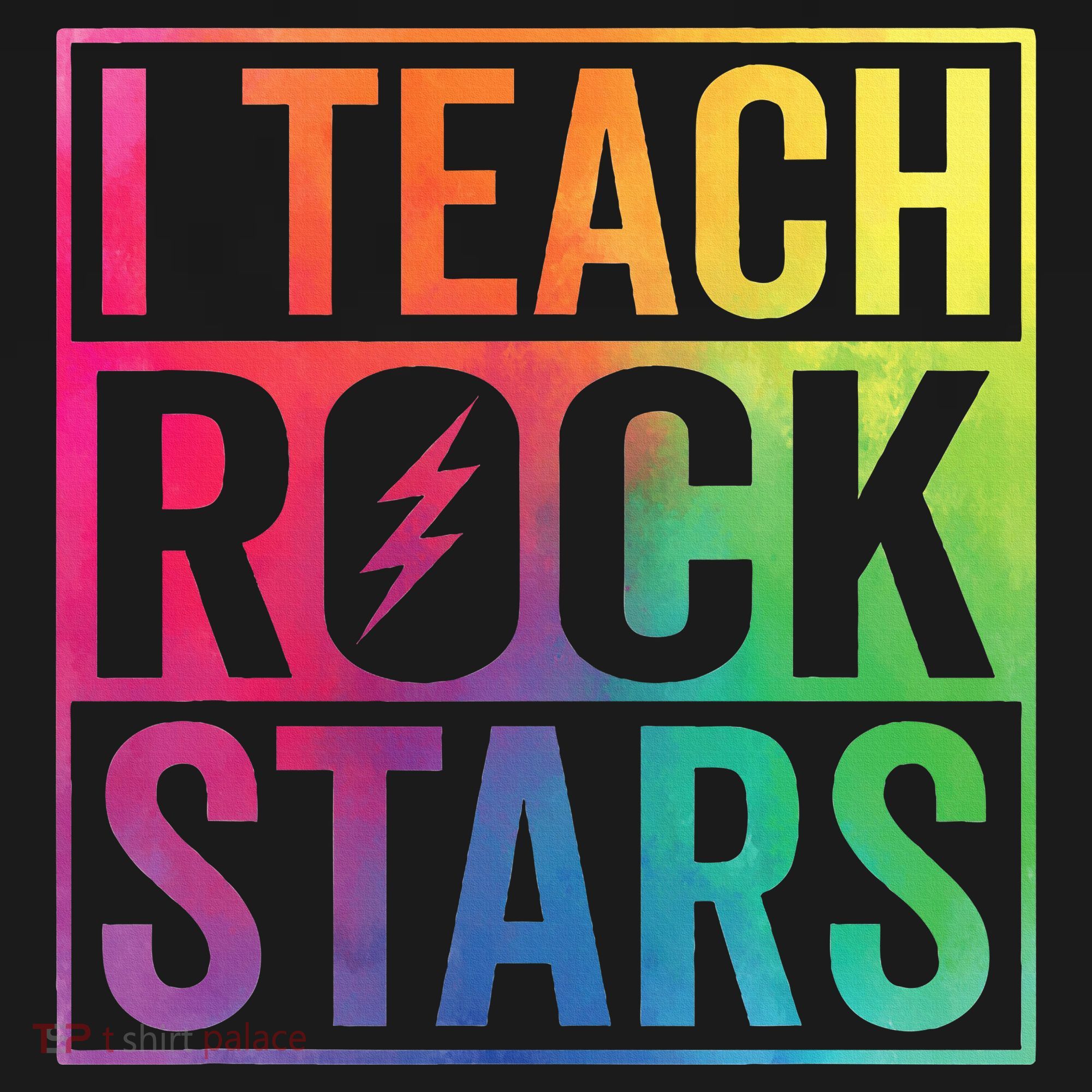 I Teach Rockstars Funny Music Teacher Back To School T-Shirt