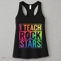 I Teach Rockstars Funny Music Teacher Back To School Women's Tank Top thumb 3
