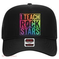I Teach Rockstars Funny Music Teacher Back To School Hat thumb 0