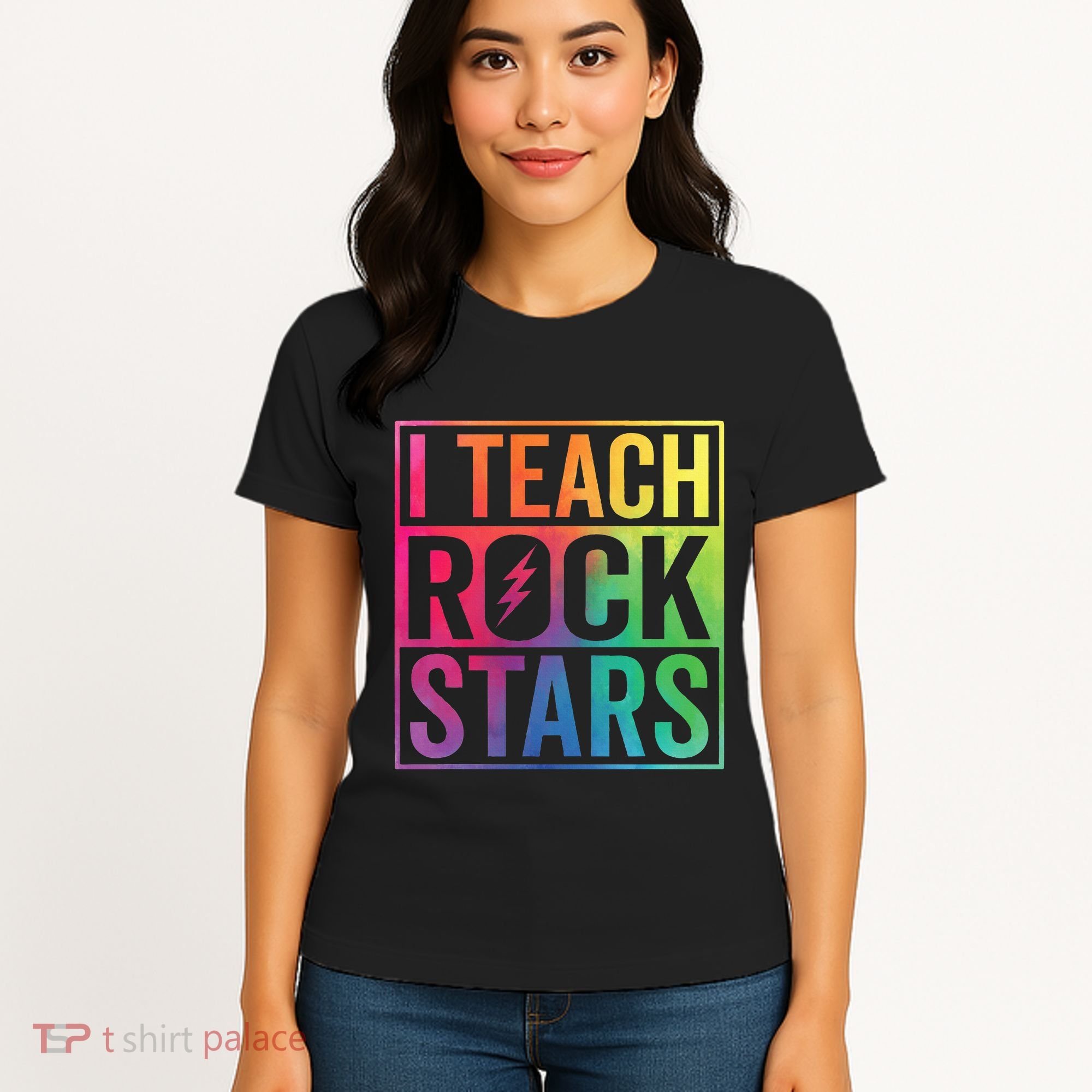 I Teach Rockstars Funny Music Teacher Back To School Women's T-Shirt