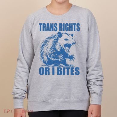 Inclusive Tran Rights Or I Bites Women's Sweatshirt