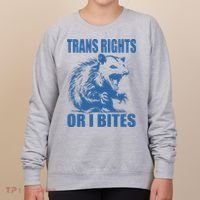 Inclusive Tran Rights Or I Bites Women's Sweatshirt thumb 0
