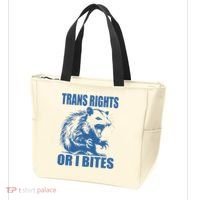 Inclusive Tran Rights Or I Bites Tote Bag thumb 3