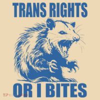 Inclusive Tran Rights Or I Bites Tote Bag thumb 4
