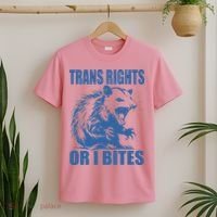 Inclusive Tran Rights Or I Bites T-Shirt thumb 2