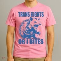 Inclusive Tran Rights Or I Bites T-Shirt thumb 3