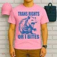 Inclusive Tran Rights Or I Bites T-Shirt thumb 6