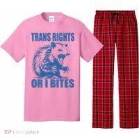 Inclusive Tran Rights Or I Bites Pajama Set thumb 0