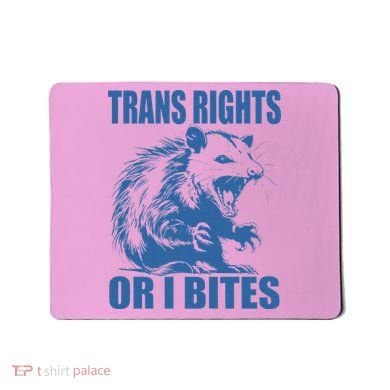 Inclusive Tran Rights Or I Bites Mousepad