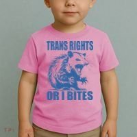Inclusive Tran Rights Or I Bites Toddler T-Shirt thumb 2