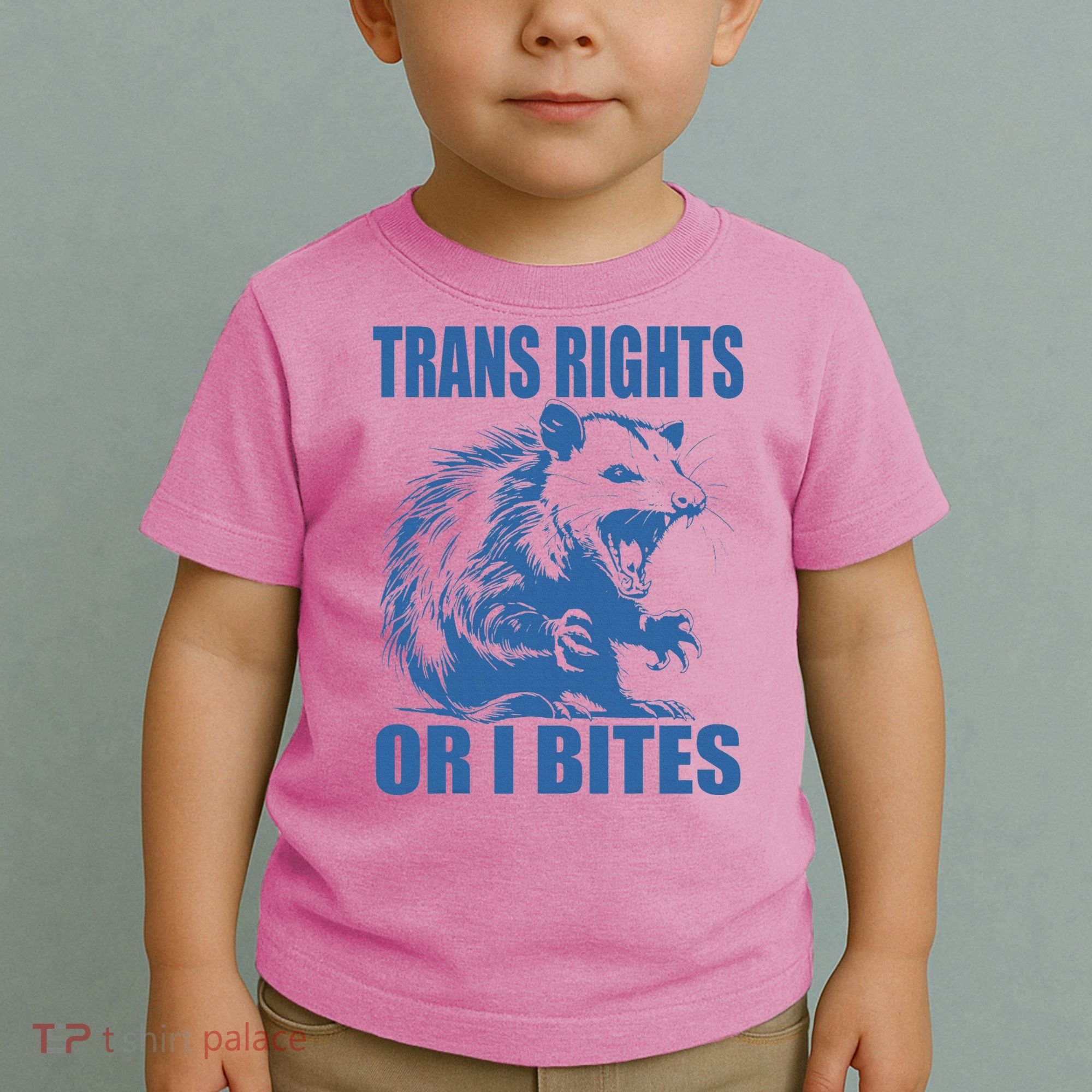 Inclusive Tran Rights Or I Bites Toddler T-Shirt
