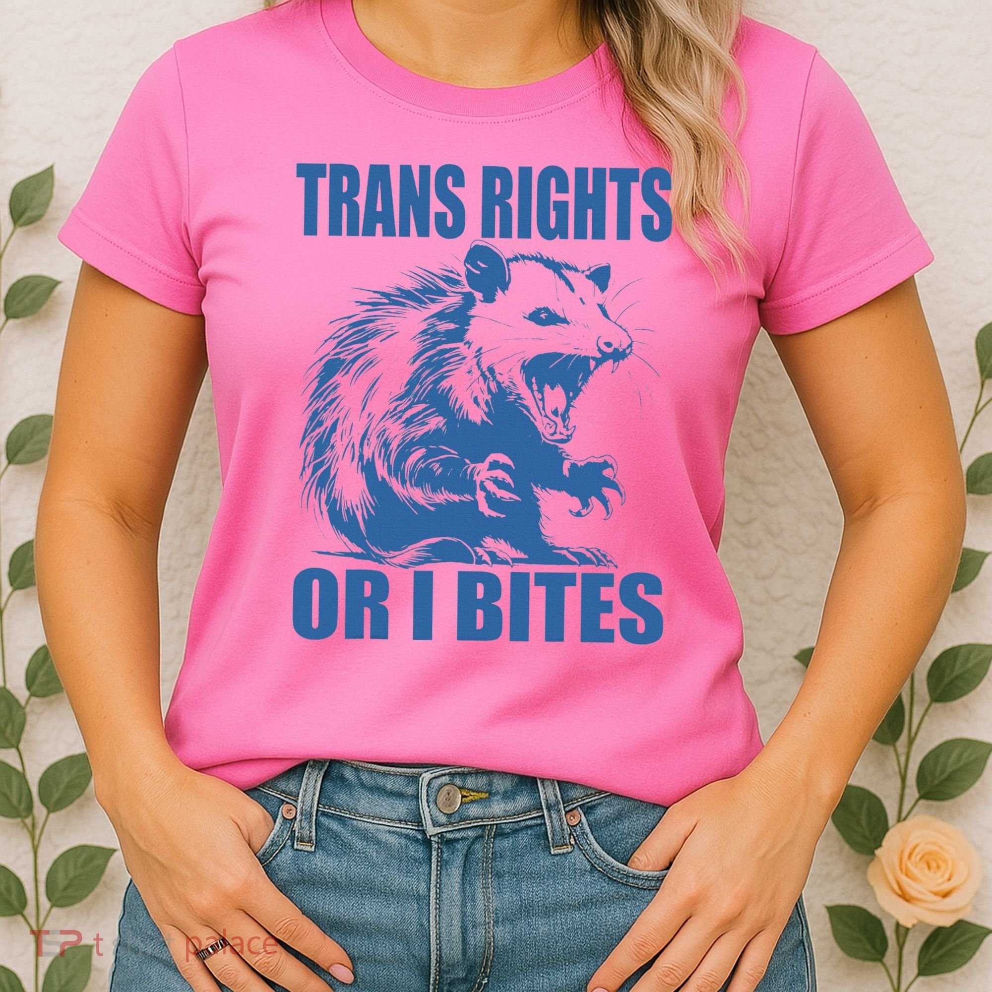Inclusive Tran Rights Or I Bites Women's T-Shirt
