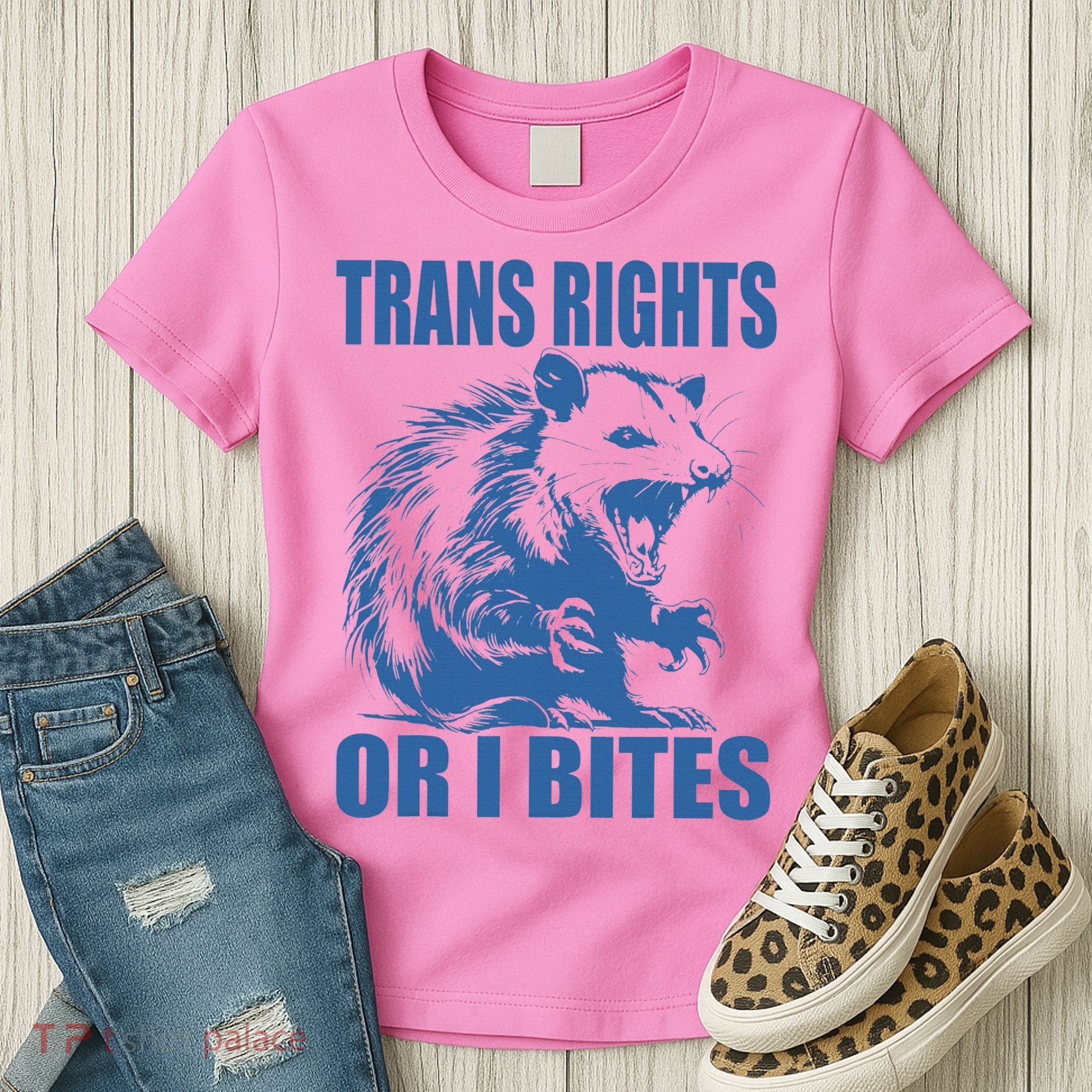 Inclusive Tran Rights Or I Bites Women's T-Shirt