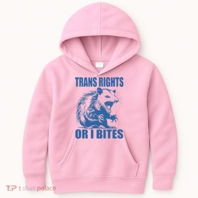 Inclusive Tran Rights Or I Bites Kids Hoodie