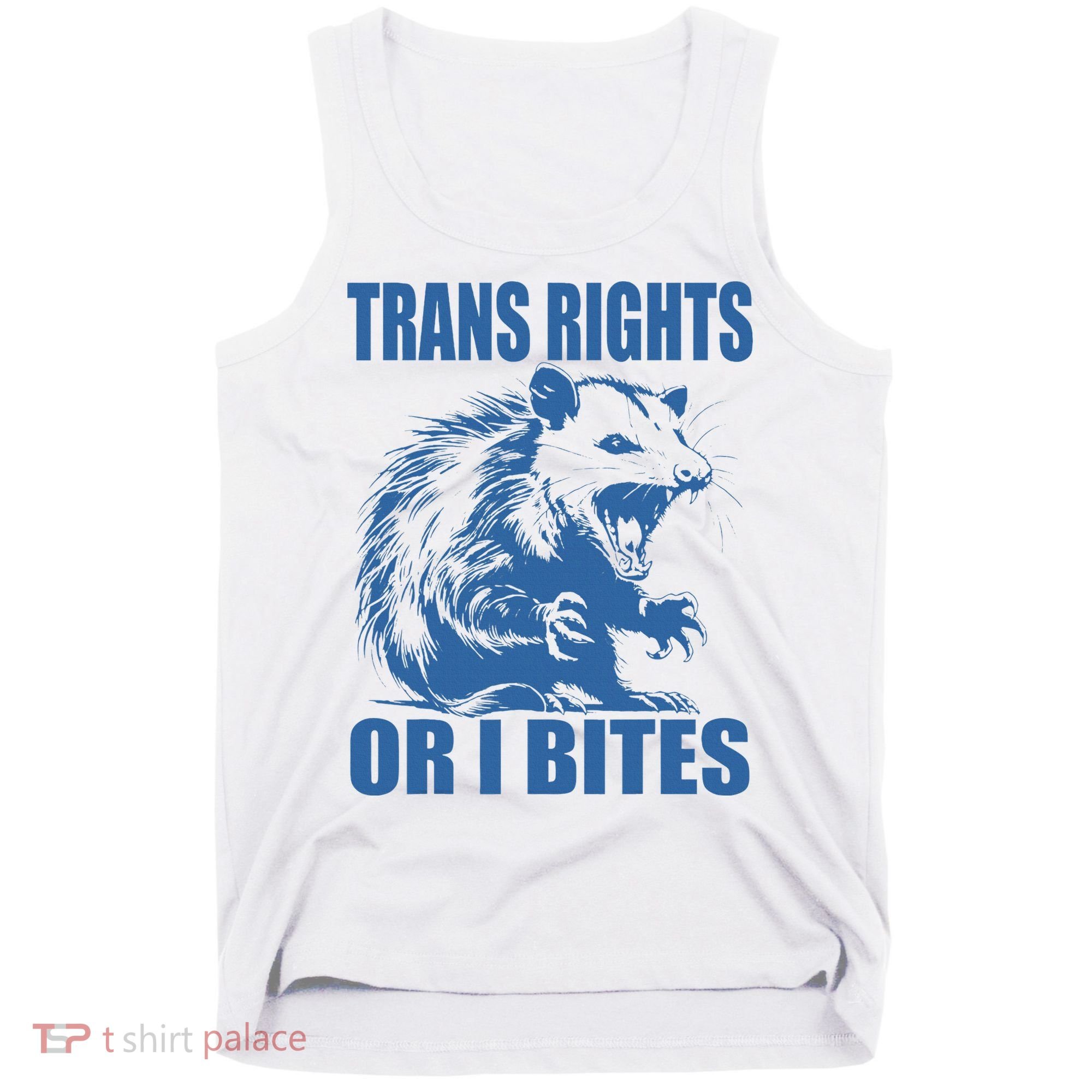 Inclusive Tran Rights Or I Bites Tank Top