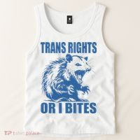 Inclusive Tran Rights Or I Bites Tank Top thumb 2