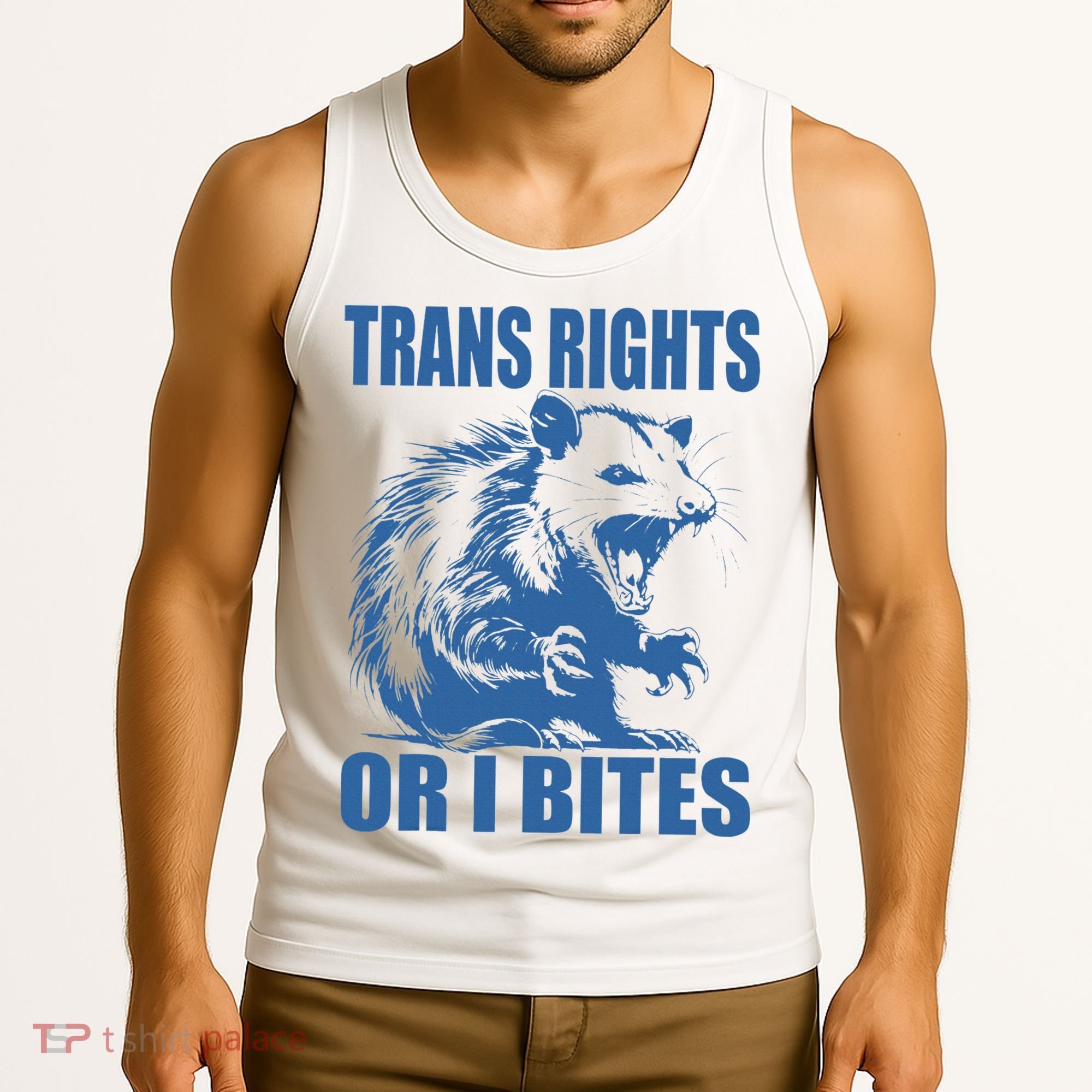 Inclusive Tran Rights Or I Bites Tank Top
