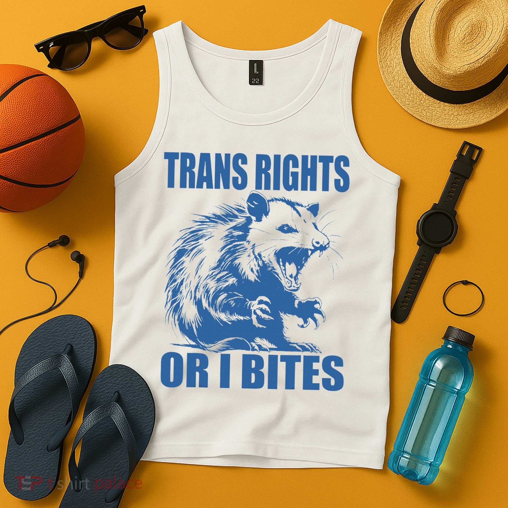 Inclusive Tran Rights Or I Bites Tank Top