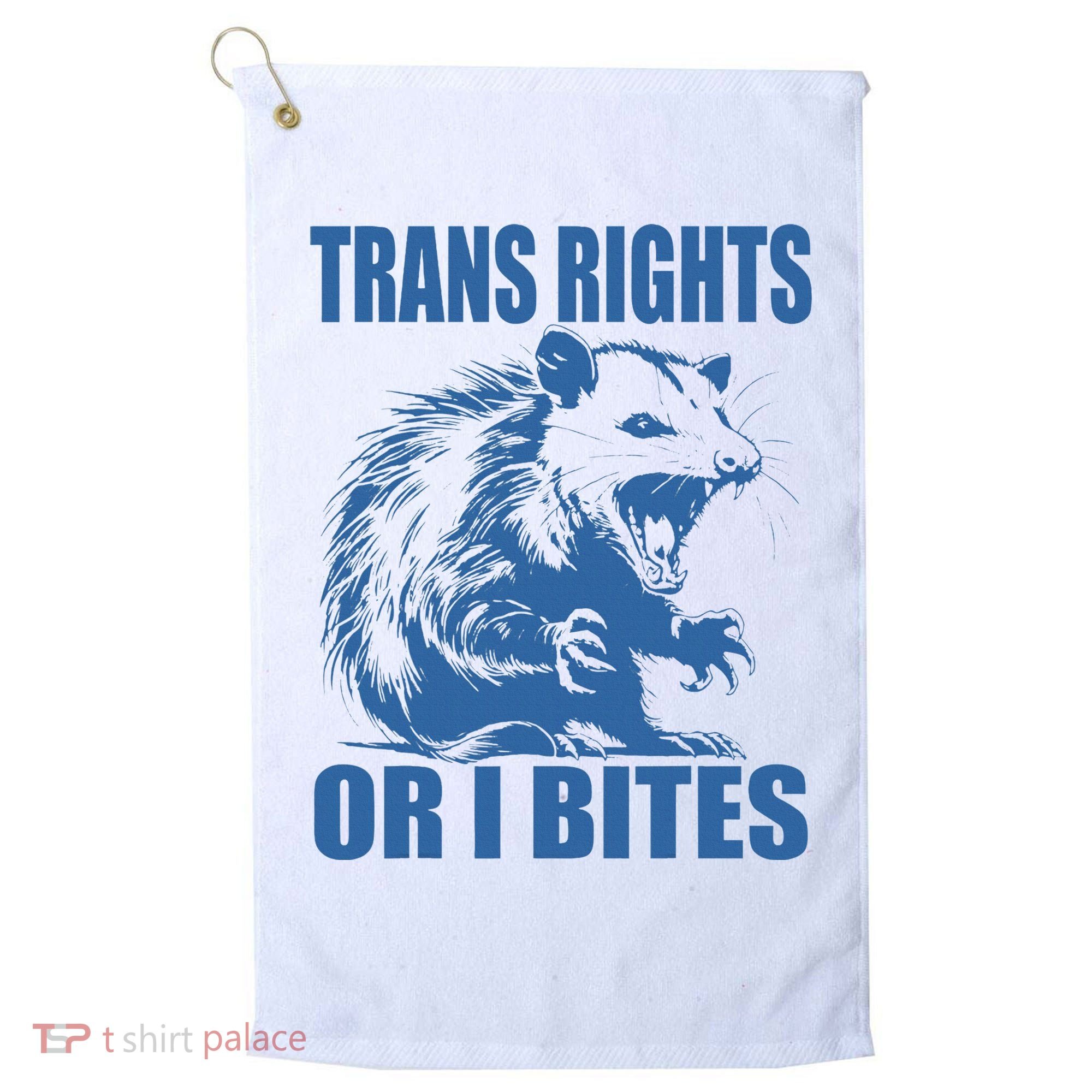 Inclusive Tran Rights Or I Bites Golf Towel