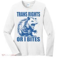 Inclusive Tran Rights Or I Bites Women's Long Sleeve Shirt thumb 0