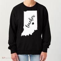 Indiana Teacher Red For Ed Public School Women's Sweatshirt thumb 0