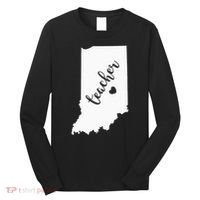 Indiana Teacher Red For Ed Public School Long Sleeve Shirt thumb 0