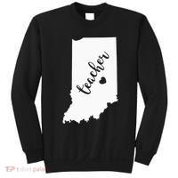 Indiana Teacher Red For Ed Public School Sweatshirt thumb 0