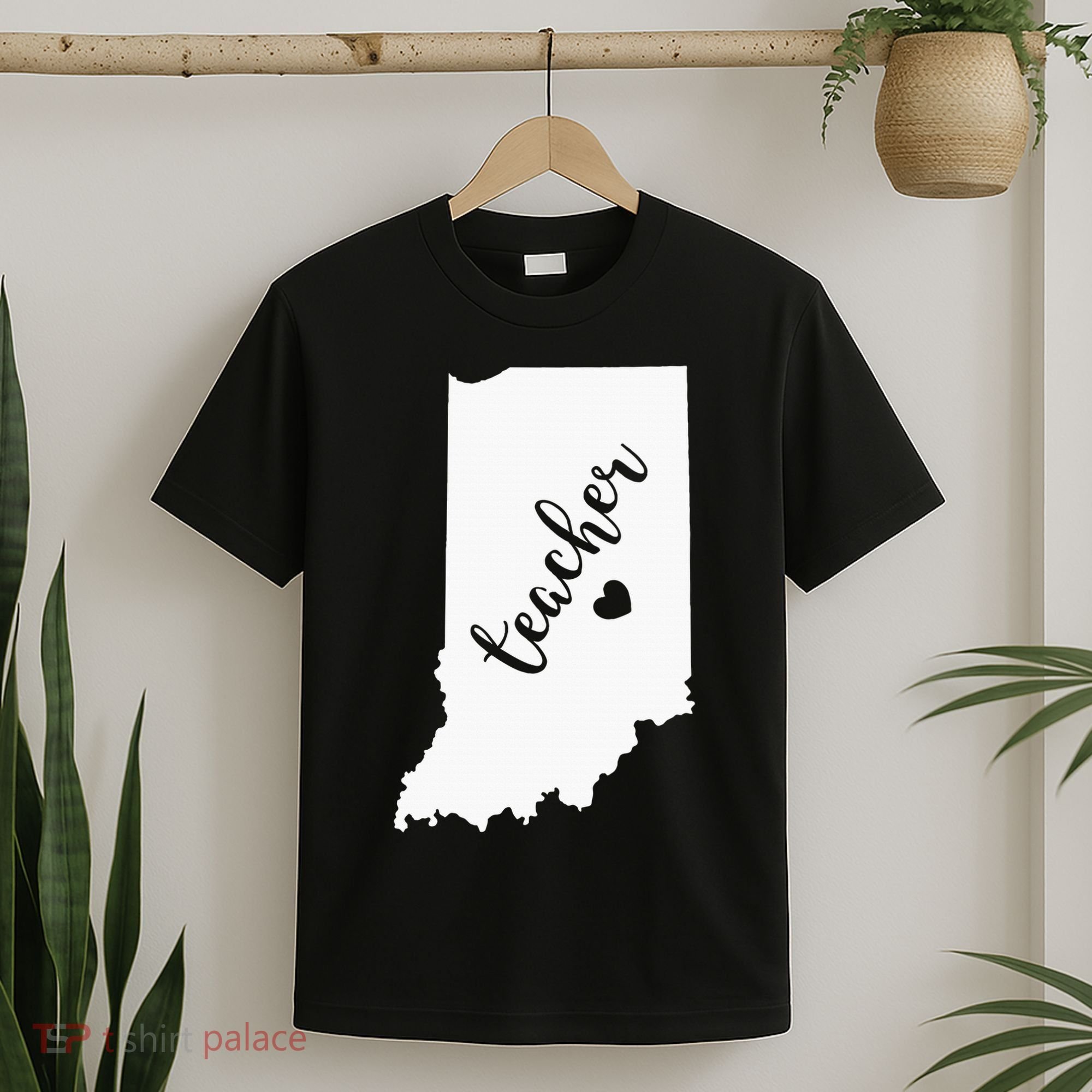 Indiana Teacher Red For Ed Public School T-Shirt