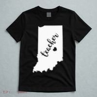 Indiana Teacher Red For Ed Public School T-Shirt thumb 5