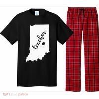 Indiana Teacher Red For Ed Public School Pajama Set thumb 0