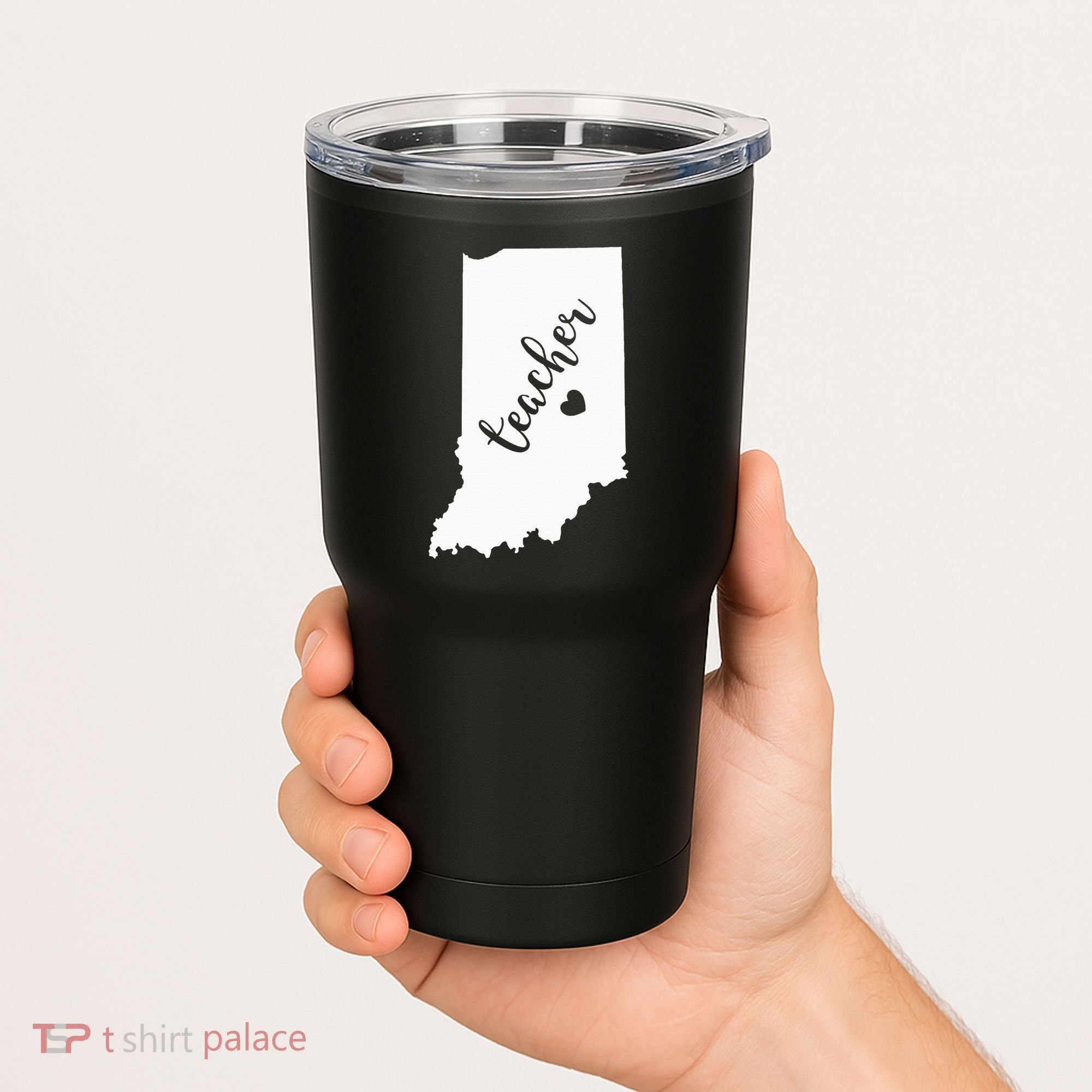 Indiana Teacher Red For Ed Public School Tumbler
