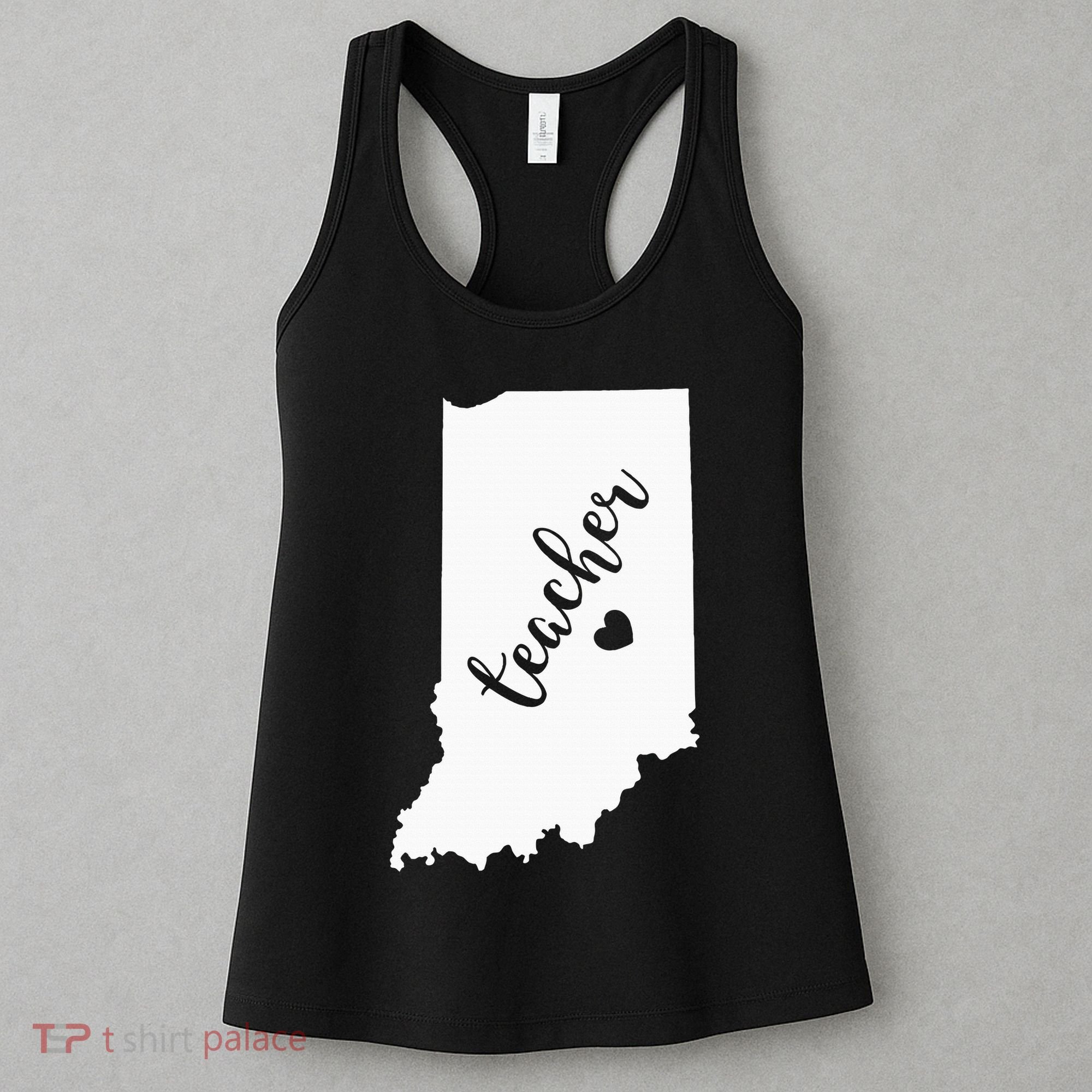 Indiana Teacher Red For Ed Public School Women's Tank Top