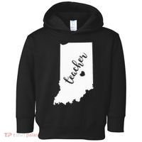 Indiana Teacher Red For Ed Public School Toddler Hoodie thumb 0