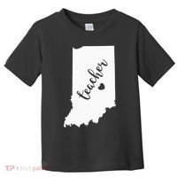Indiana Teacher Red For Ed Public School Toddler T-Shirt thumb 0