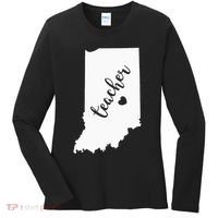 Indiana Teacher Red For Ed Public School Women's Long Sleeve Shirt thumb 0