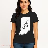 Indiana Teacher Red For Ed Public School Women's T-Shirt thumb 4