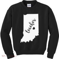 Indiana Teacher Red For Ed Public School Kids Sweatshirt thumb 0