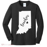 Indiana Teacher Red For Ed Public School Kids Long Sleeve Shirt thumb 0