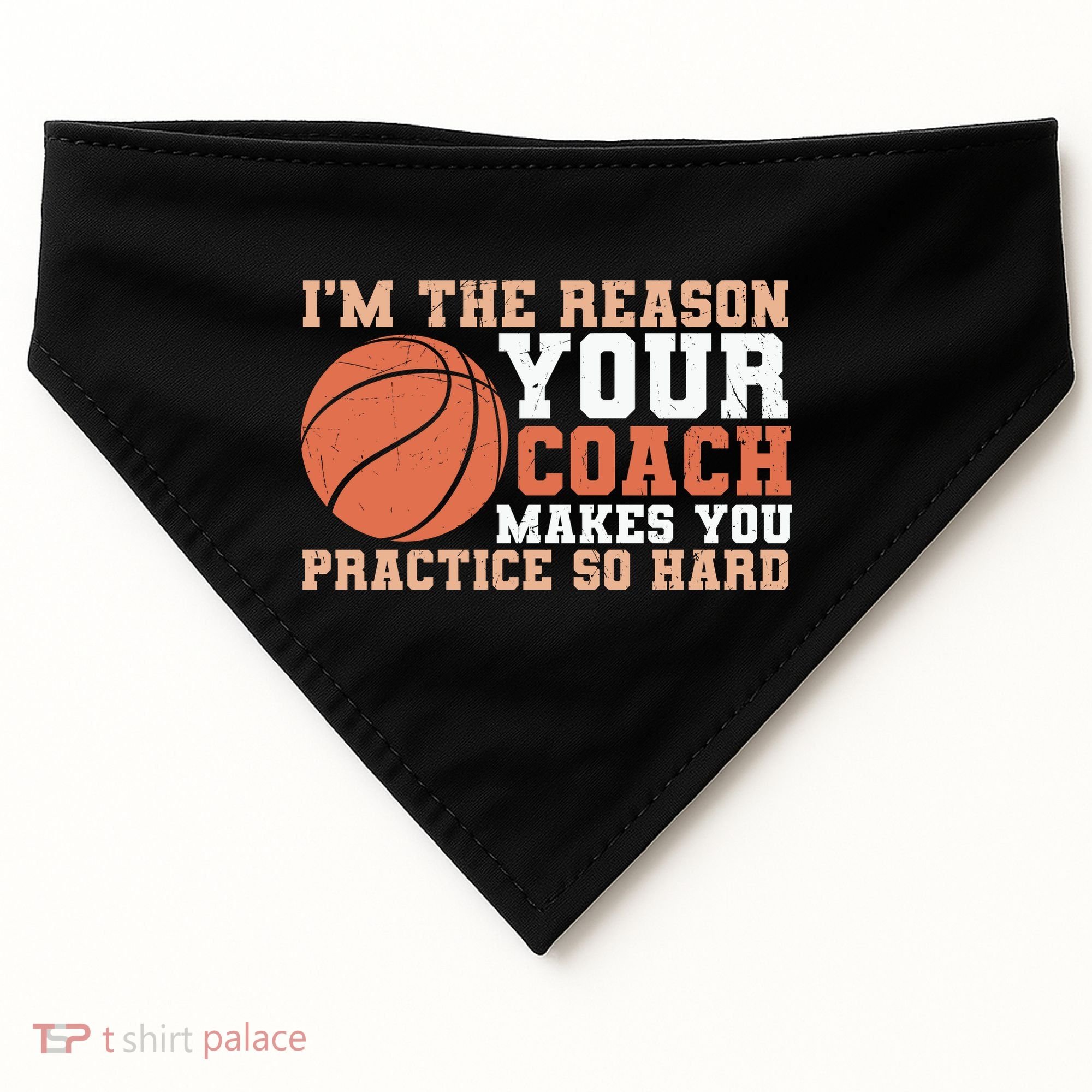 I'm The Reason Your Coach Makes You Practice So Hard Basketball USA-Made Doggie Bandana