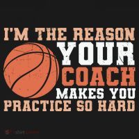 I'm The Reason Your Coach Makes You Practice So Hard Basketball Women's Hoodie thumb 2