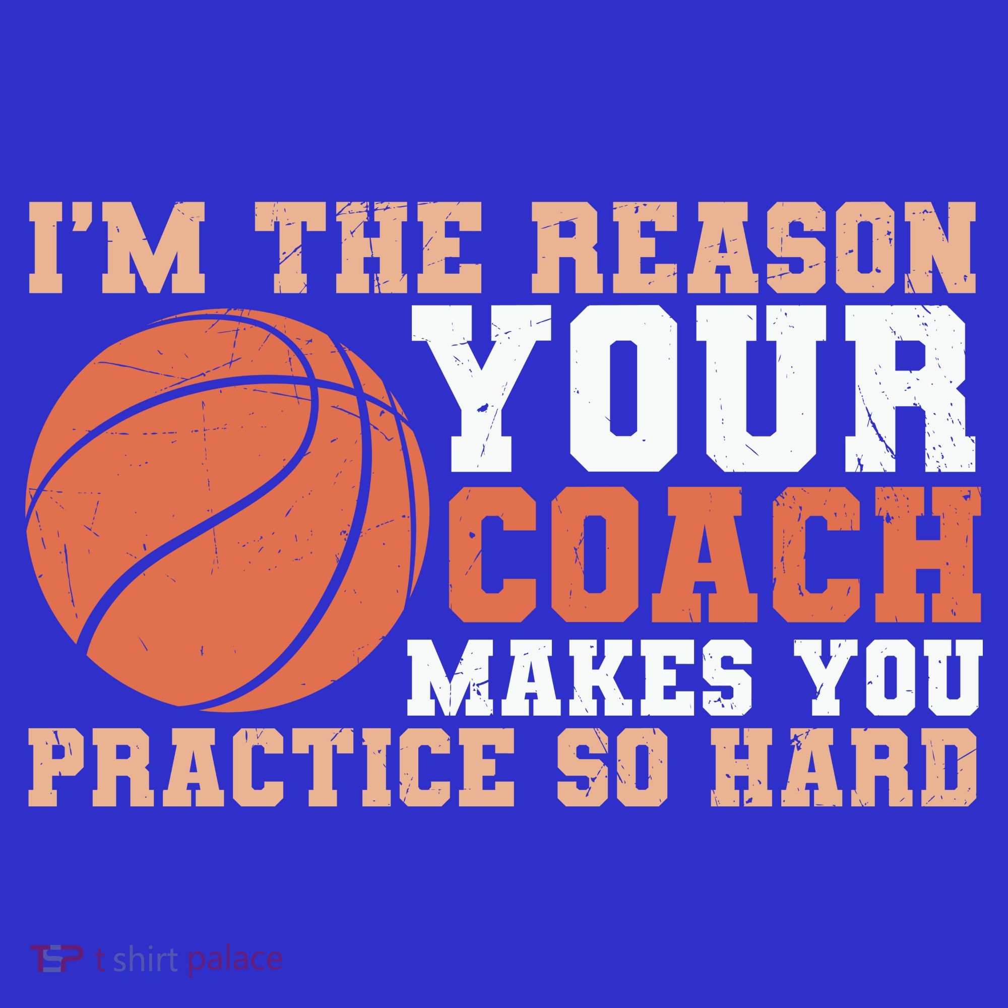I'm The Reason Your Coach Makes You Practice So Hard Basketball T-Shirt