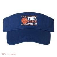 I'm The Reason Your Coach Makes You Practice So Hard Basketball Visor thumb 0