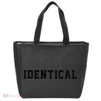 Identical Twin Raglan Tote Bag thumb 0