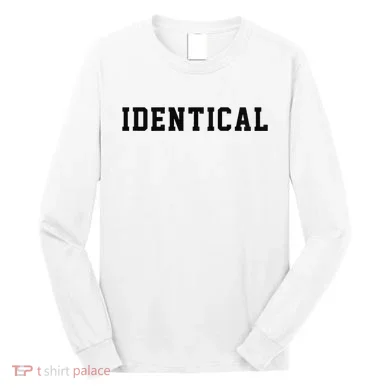 Identical Twin Raglan Long Sleeve Shirt